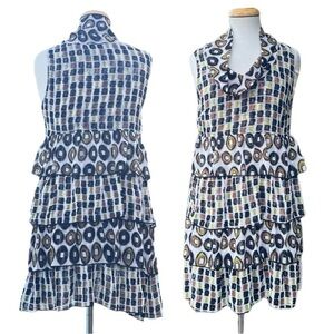 HETEROCLITE tiered mini dress|large